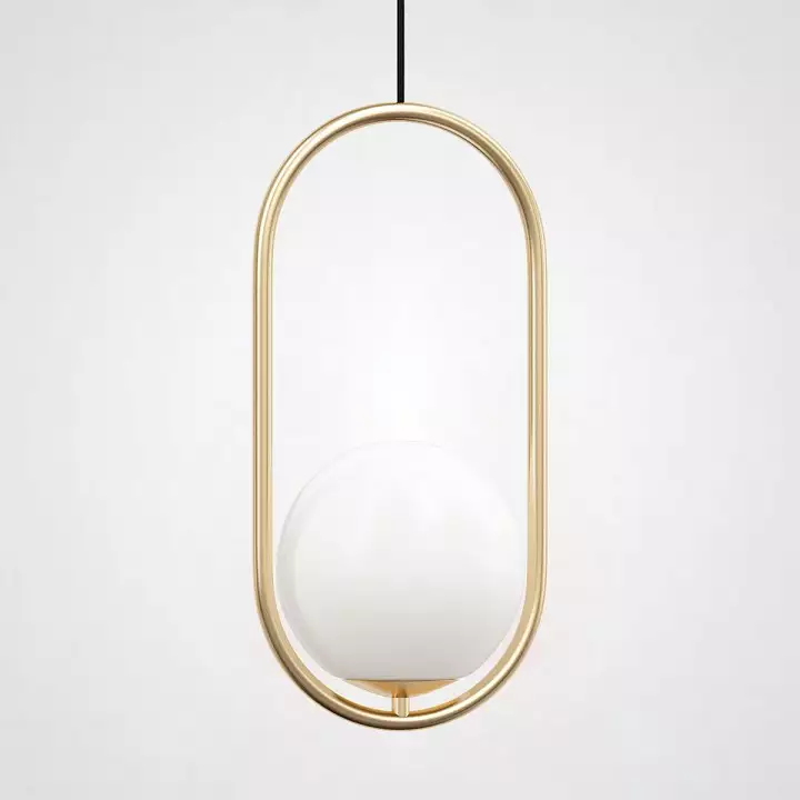 Подвесной светильник Imperiumloft Matthew Mccormick Hoop Gold Mila Pendant HOOP-B01 0_IMPR_109503-22.webp big