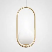 Подвесной светильник Imperiumloft Matthew Mccormick Hoop Gold Mila Pendant HOOP-B01