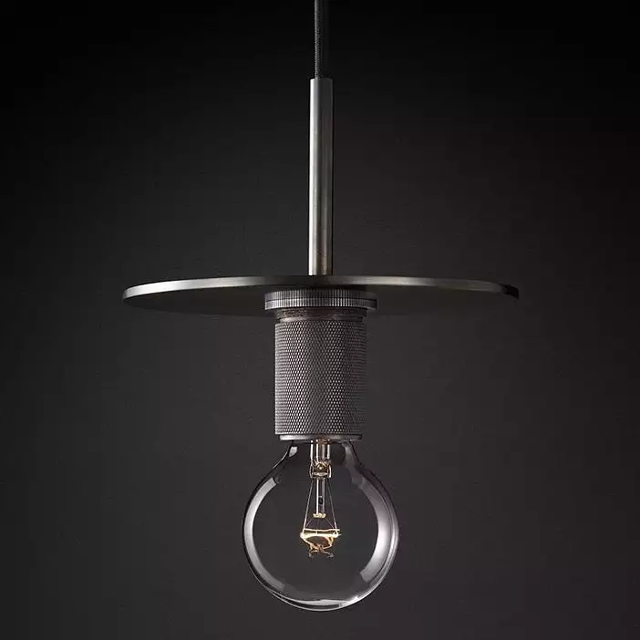 Подвесной светильник Imperiumloft Rh Utilitaire Disk Shade Pendant 40.2343 0_IMPR_123642-22.webp big