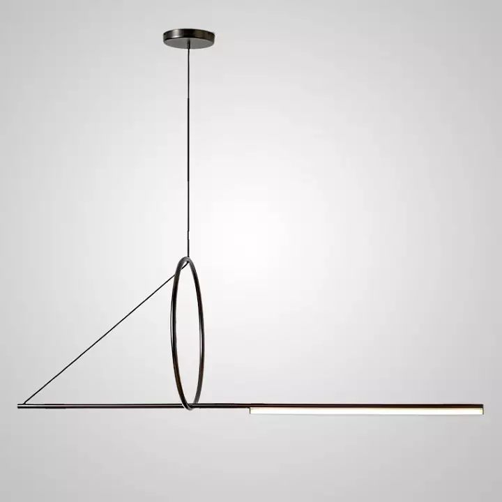 Подвесной светильник Imperiumloft Suspension Cercle Et Trait – Graphite Satine 40.1282-0 1_IMPR_144225-22.webp big
