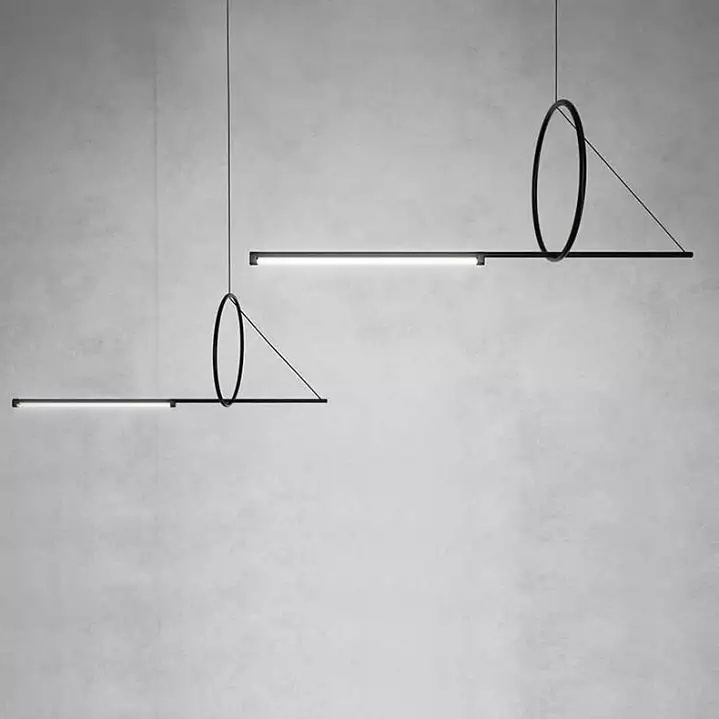 Подвесной светильник Imperiumloft Suspension Cercle Et Trait – Graphite Satine 40.1282-0 3_IMPR_144225-22.webp big