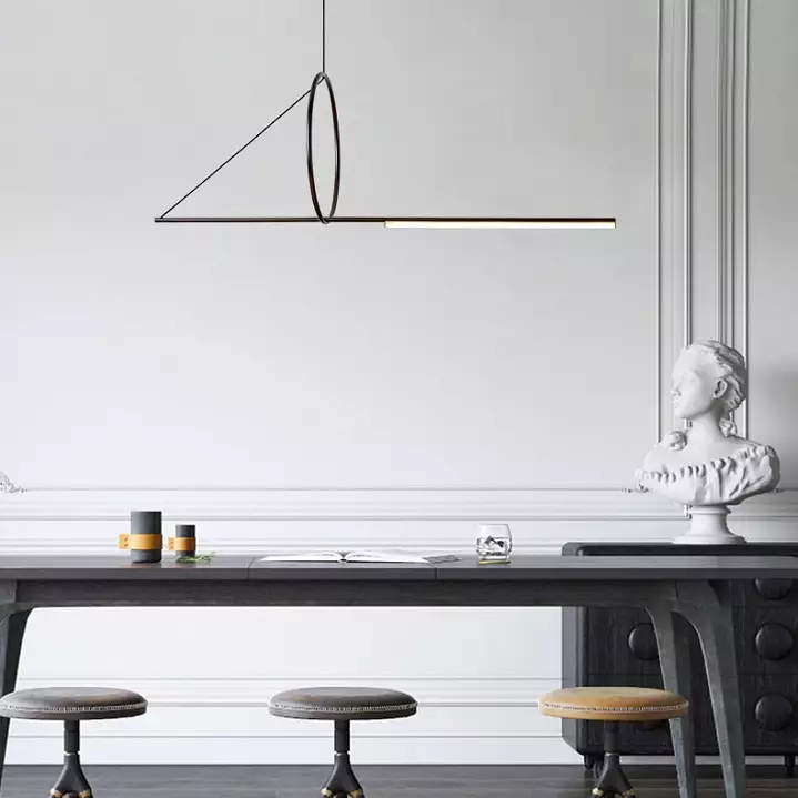 Подвесной светильник Imperiumloft Suspension Cercle Et Trait – Graphite Satine 40.1282-0 7_IMPR_144225-22.webp big