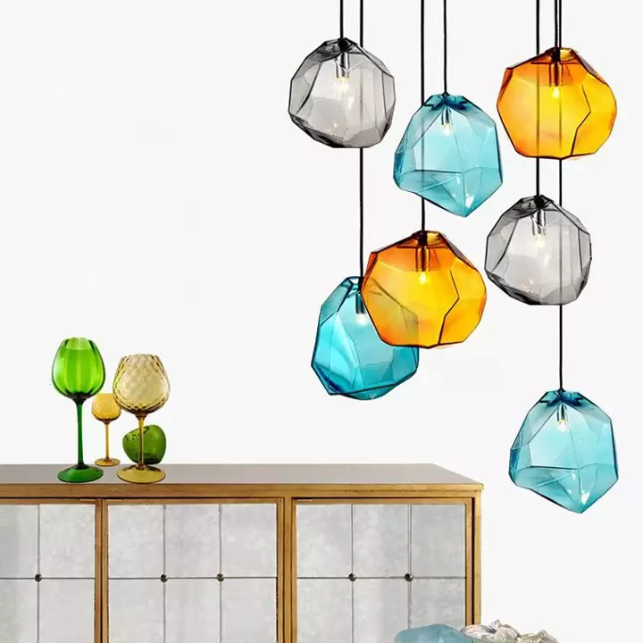 Подвесной светильник Imperiumloft Color Ice Cube Pendant Jevio Янтарный JEVIO01 5_IMPR_178463-26.webp big