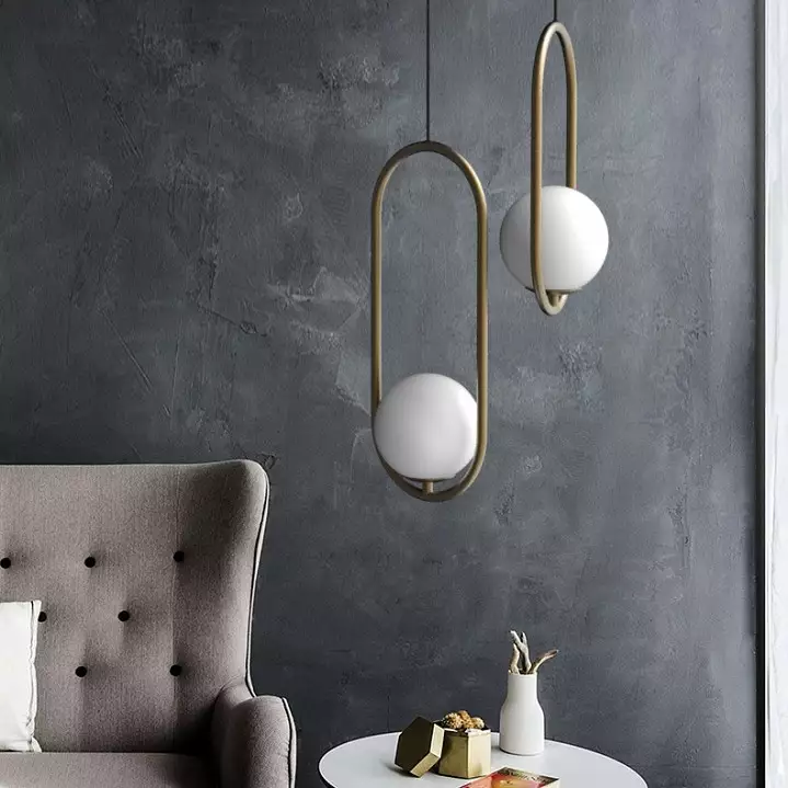 Подвесной светильник Imperiumloft Matthew Mccormick Hoop Бронза Mila Pendant 181904-22 1_IMPR_181904-22.webp big
