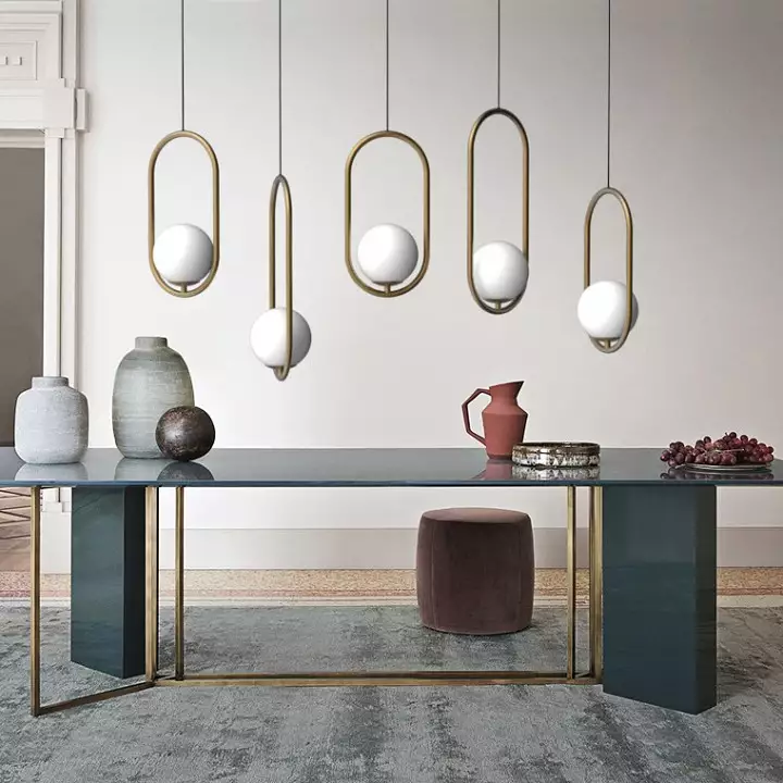 Подвесной светильник Imperiumloft Matthew Mccormick Hoop Бронза Mila Pendant 181904-22 2_IMPR_181904-22.webp big