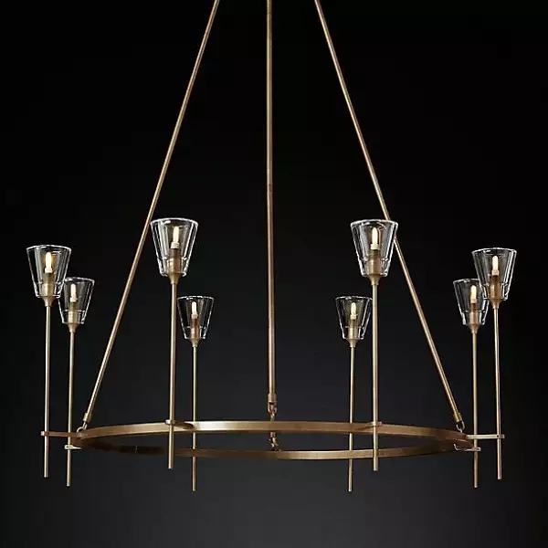 Подвесная люстра Imperiumloft Torche De Verre Round Chandelier 8 40.1551 0_IMPR_75676-22.webp big