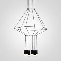 Подвесная люстра Imperiumloft Vibia Wireflow 40,1641