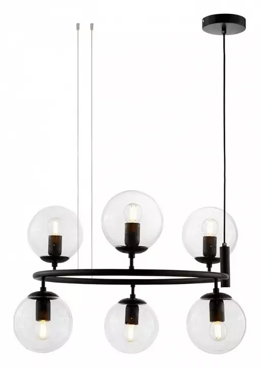 Подвесная люстра LUMINA DECO Ceredo LDP 6034-6 RND BK 1_LMD_LDP_6034-6_RND_BK.webp big