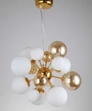 Подвесная люстра LUMINA DECO Galaksida LDP 8565-10/16 GD+TEA 2_LMD_LDP_8565-10_16_GD_TEA.webp small