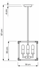 Люстра на штанге LUMINA DECO Waldorf LDP 1140-4 BK+MD 4_LMD_LDP_1140-4_BK_MD.webp small