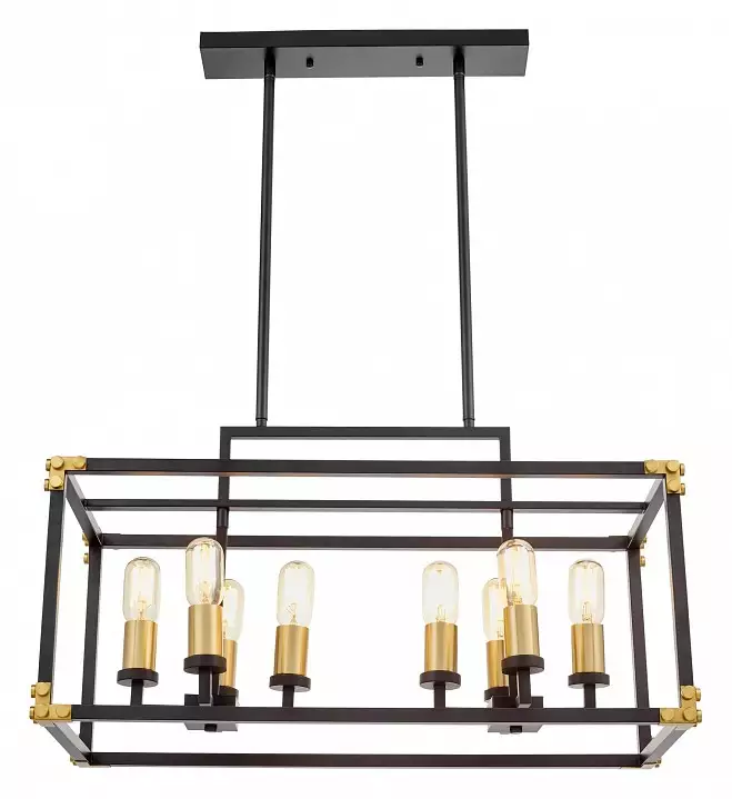 Подвесной светильник LUMINA DECO Waldorf LDP 1140-8 BK+MD 1_LMD_LDP_1140-8_BK_MD.webp big