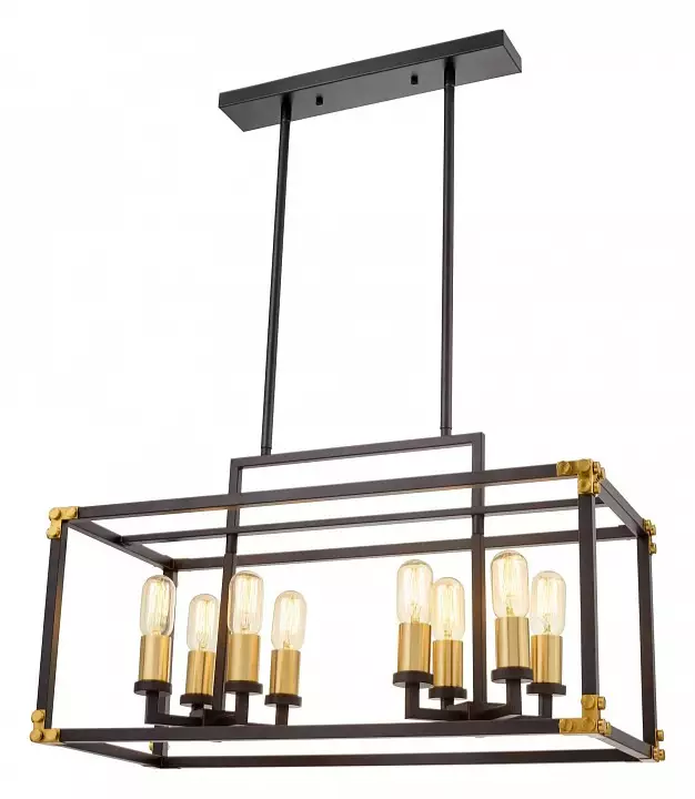 Подвесной светильник LUMINA DECO Waldorf LDP 1140-8 BK+MD 3_LMD_LDP_1140-8_BK_MD.webp big