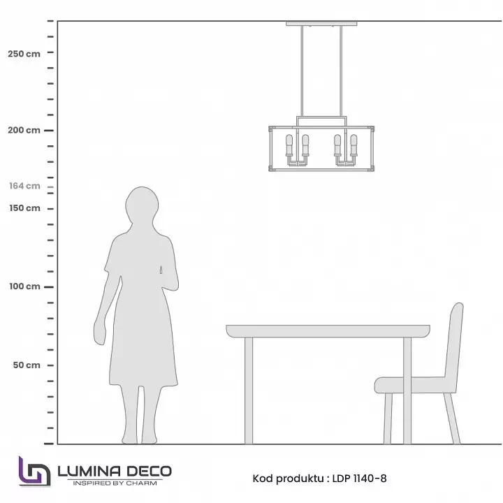 Подвесной светильник LUMINA DECO Waldorf LDP 1140-8 BK+MD 7_LMD_LDP_1140-8_BK_MD.webp big