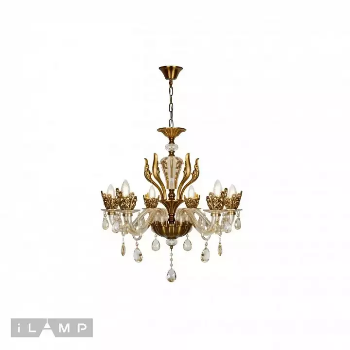 Подвесная люстра iLamp Asia 61078-6 BR 1_La_61078-6_BR.webp big