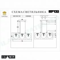 Подвесная люстра iLamp Golden P2484-3 GD 2_La_P2484-3_GD.webp small