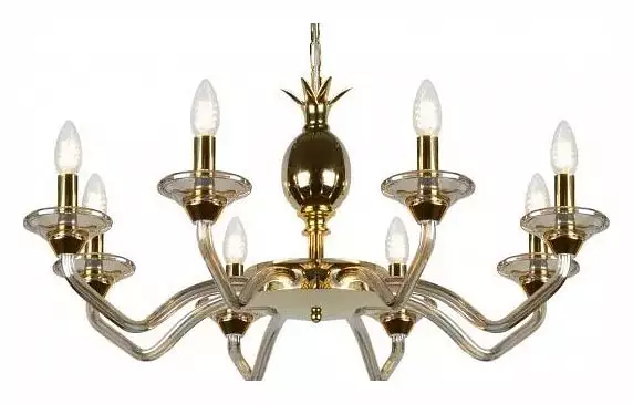 Подвесная люстра iLamp Flo YT2049-8 GD+COG 0_La_YT2049-8_GD-COG.webp big