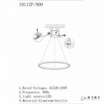 Подвесной светильник iLedex Axis 10112P/1-24W-3000K-D800 BR 1_iLed_10112P-1-24W-3000K-D800_BR.webp small