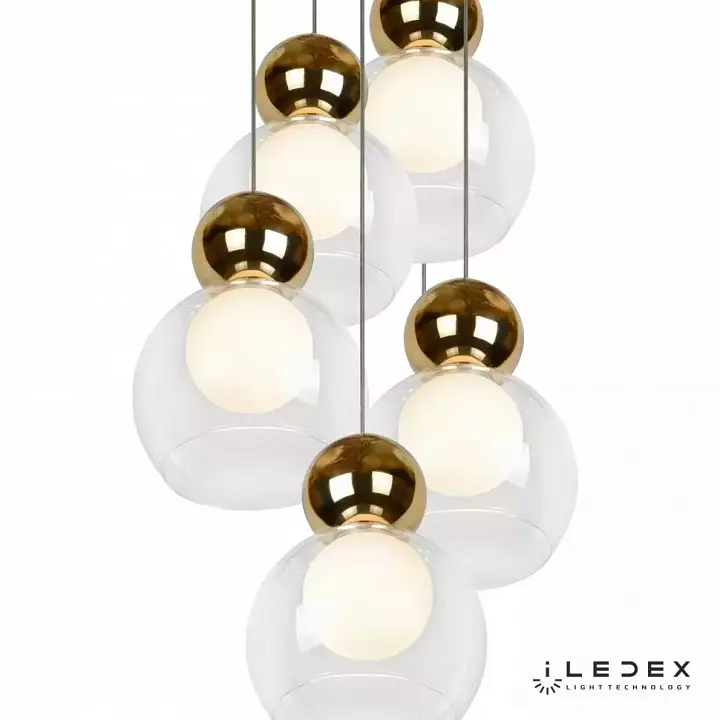 Подвесной светильник iLedex Blossom C4476-5R GL 3_iLed_C4476-5R_GL.webp big
