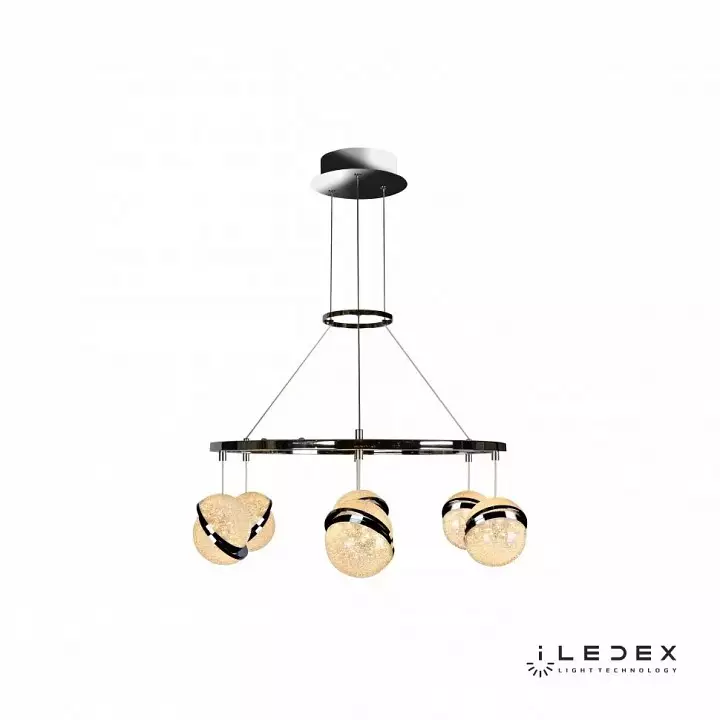 Подвесная люстра iLedex Crystal Ball C4474-6 CR 1_iLed_C4474-6_CR.webp big