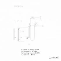 Бра iLedex Sonos 10663W-25W-3000K BR 6_iLed_10663W-25W-3000K_BR.webp small