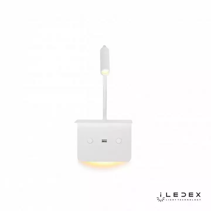 Бра с полкой iLedex Support 7031C WH 1_iLed_7031C_WH.webp big
