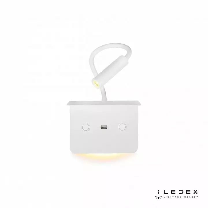 Бра с полкой iLedex Support 7031C WH 2_iLed_7031C_WH.webp big