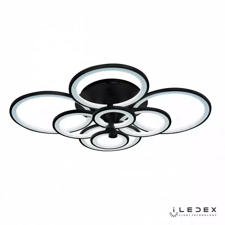 Потолочная люстра iLedex Ring A001/8 BK 2_iLed_A001-8_BK.webp big
