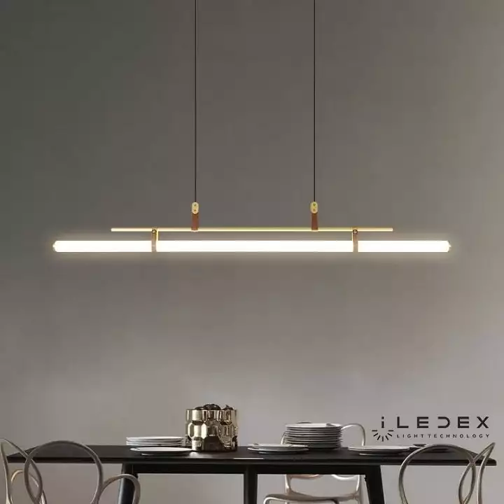 Подвесной светильник iLedex Zoom 9498P-46W-3000K GL-BR-WH 3_iLed_9498P-46W-3000K_GL-BR-WH.webp big