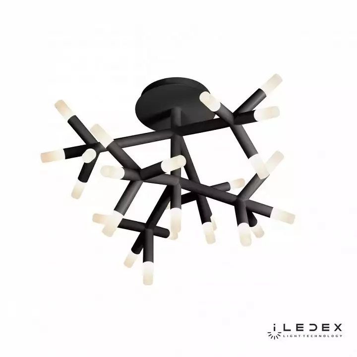 Потолочная люстра iLedex Savage FS-017-X25 BK 2_iLed_FS-017-X25-BK.webp big