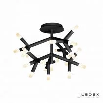 Потолочная люстра iLedex Savage FS-017-X25 BK 1_iLed_FS-017-X25-BK.webp small