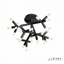 Потолочная люстра iLedex Savage FS-017-X25 BK 2_iLed_FS-017-X25-BK.webp small