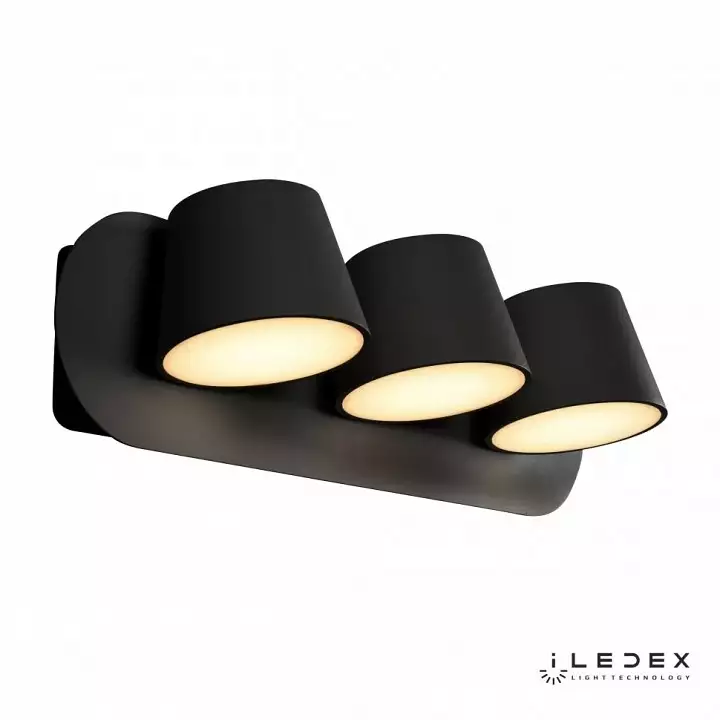 Бра iLedex Flexin W1118-3AS BK 2_iLed_W1118-3AS_BK.webp big