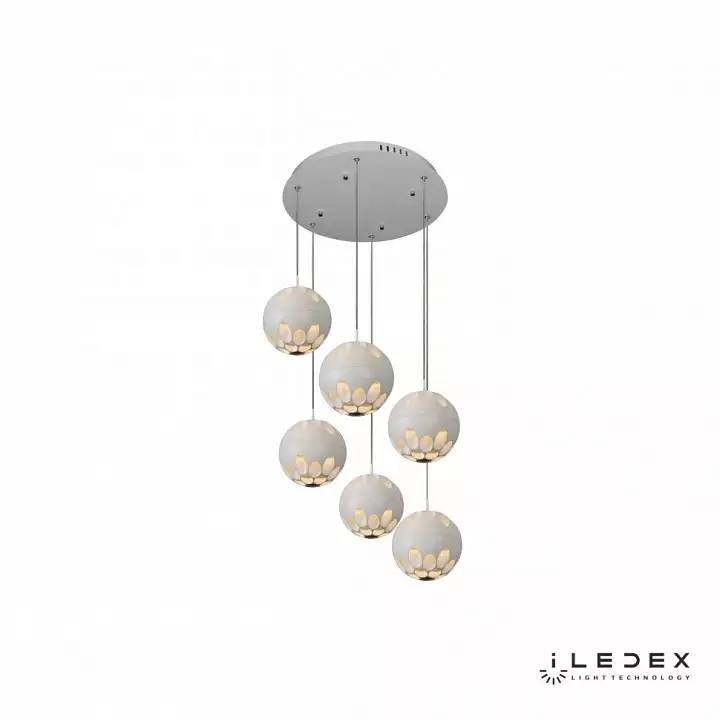 Подвесной светильник iLedex Mob P1009-6 WH 2_iLed_P1009-6_WH.webp big