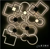 Накладной светильник iLedex Galaxy X046324 24W 3000K BK 3_iLed_X046324-24W-3000K-BK.webp small