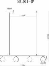 Подвесной светильник MyFar Stacy MR1011-4P 4_MFR_MR1011-4P.webp small