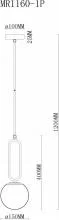 Подвесной светильник MyFar Pierre MR1160-1P 6_MFR_MR1160-1P.webp small
