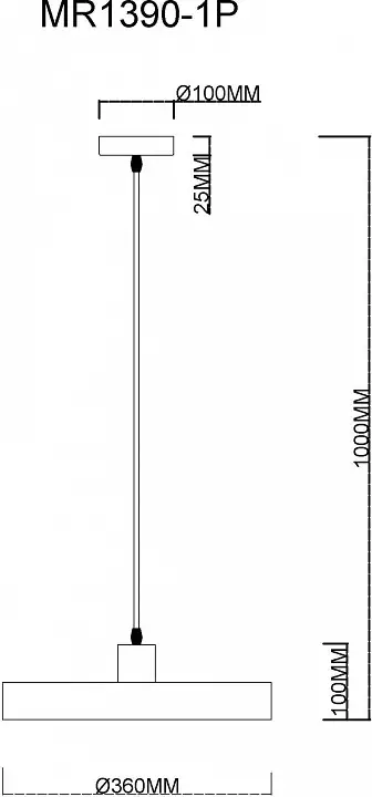 Подвесной светильник MyFar Ria MR1390-1P 5_MFR_MR1390-1P.webp big