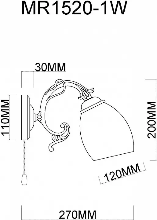 Бра MyFar Biene MR1520-1W 5_MFR_MR1520-1W.webp big