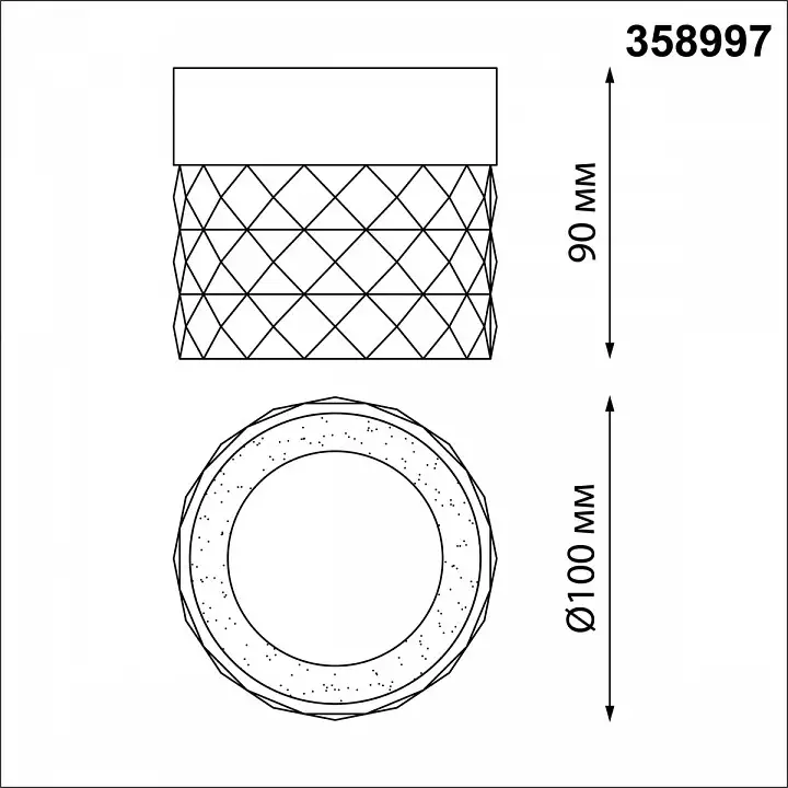 Накладной светильник Novotech Aura 358997 2_NV_358997.webp big