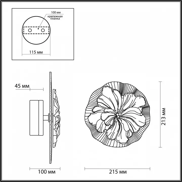Накладной светильник Odeon Light Fiore 6614/8WL 5_OD_6614_8WL.webp big