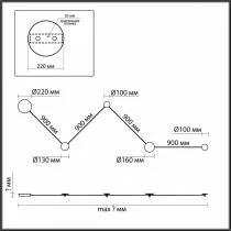 Накладной светильник Odeon Light Hightech 6625/25WL 4_OD_6625_25WL.webp small