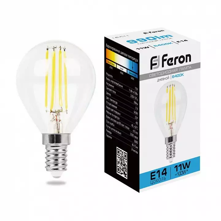 Лампа светодиодная Feron LB-511 E14 11Вт 6400K 38225 0_FE_38225.webp big