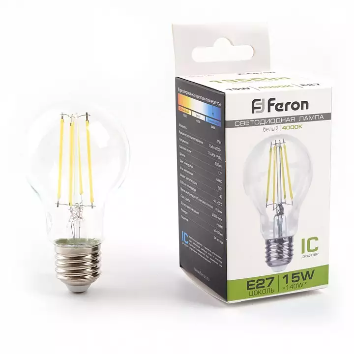 Лампа светодиодная Feron LB-615 E27 15Вт 4000K 38242 0_FE_38242.webp big