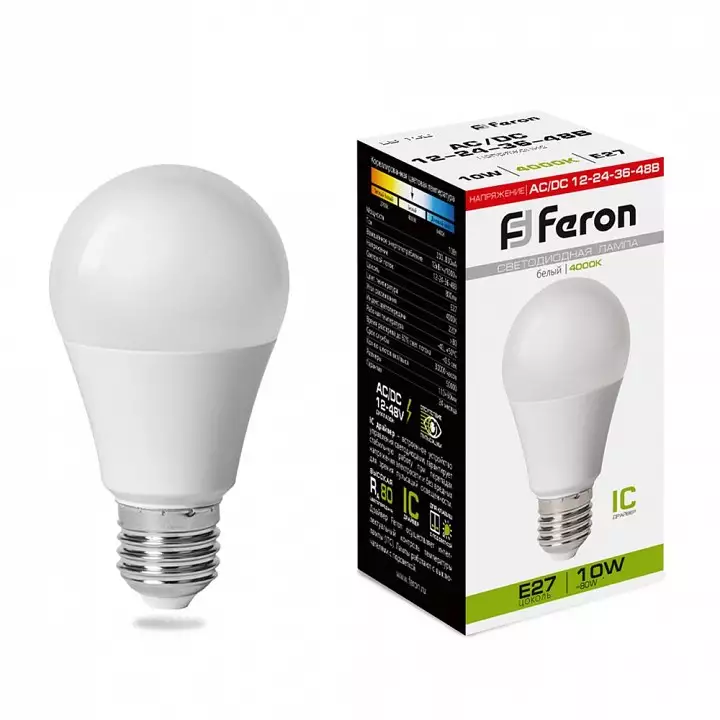 Лампа светодиодная Feron LB-192 E27 10Вт 4000K 38265 0_FE_38265.webp big