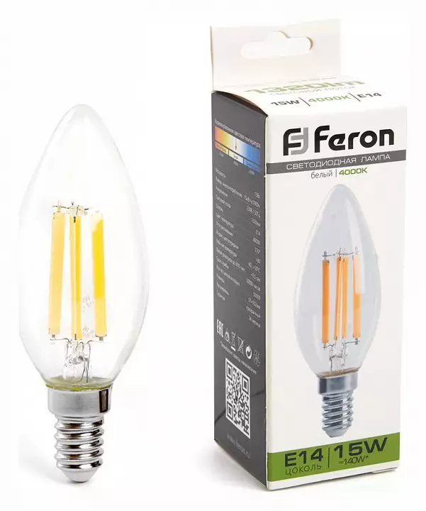 Лампа светодиодная Feron LB-717 E14 15Вт 4000K 38258 0_FE_38258.webp big