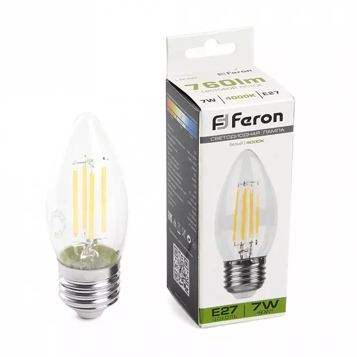 Лампа светодиодная Feron LB-66 E27 7Вт 4000K 38271 2_FE_38271.webp big