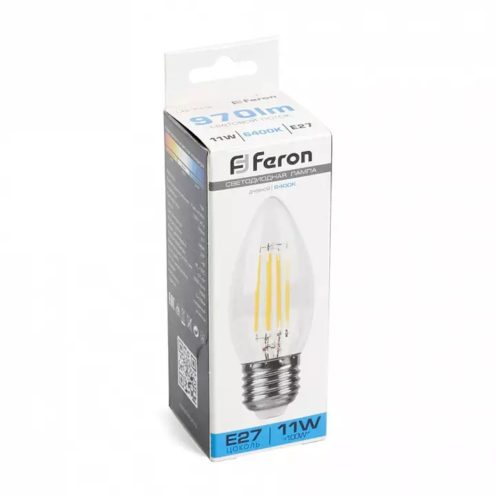 Лампа светодиодная Feron LB-713 E27 11Вт 6400K 38274 3_FE_38274.webp big