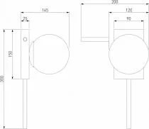 Бра Eurosvet Fredo 40036/1 золото 2_EV_a061495.webp small