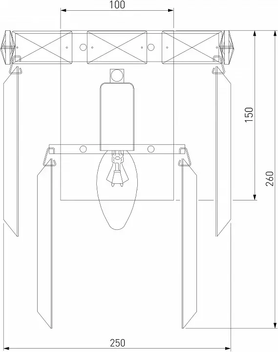 Накладной светильник Eurosvet Elegante 10130/1 золото/прозрачный хрусталь Strotskis 1_EV_a060646.webp big