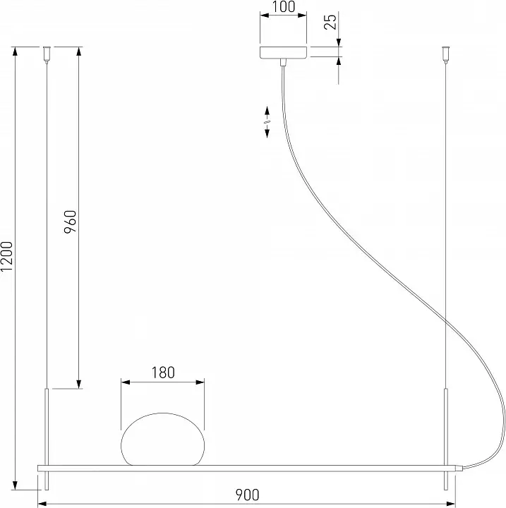 Подвесной светильник Eurosvet Stair 70145/1 белый 2_EV_a061368.webp big